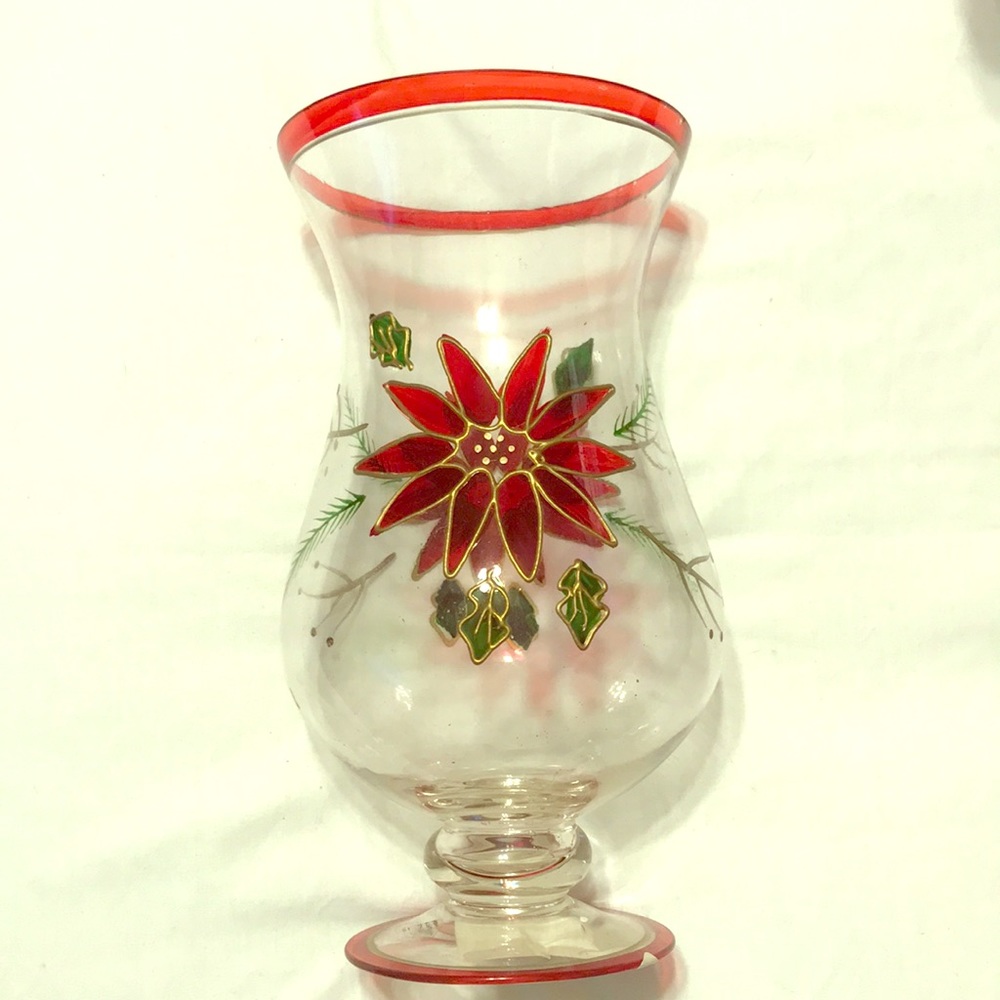 Home for the Holiday Hurricane Vase